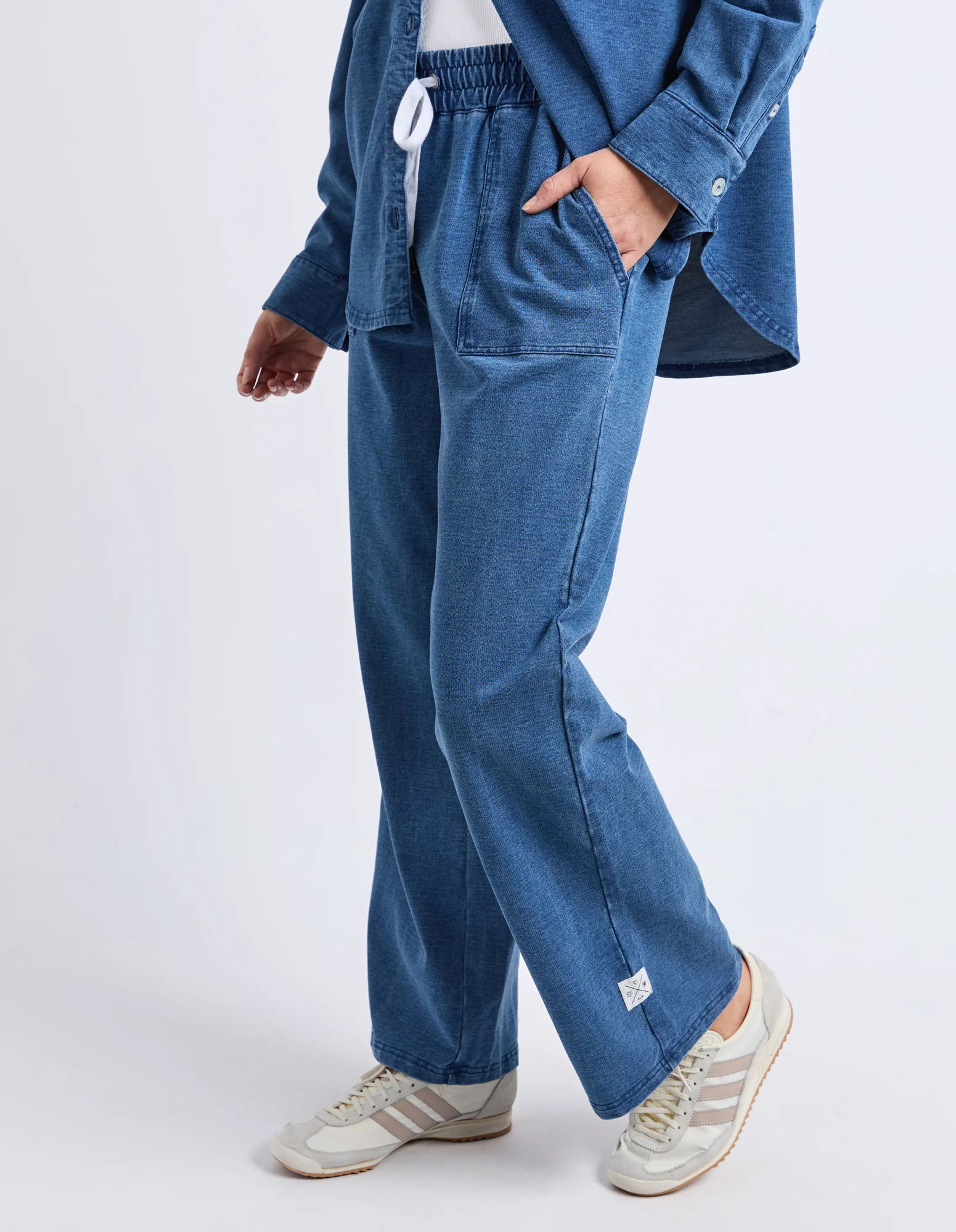Valerie Trackpant Blue Denim Look - Image 8